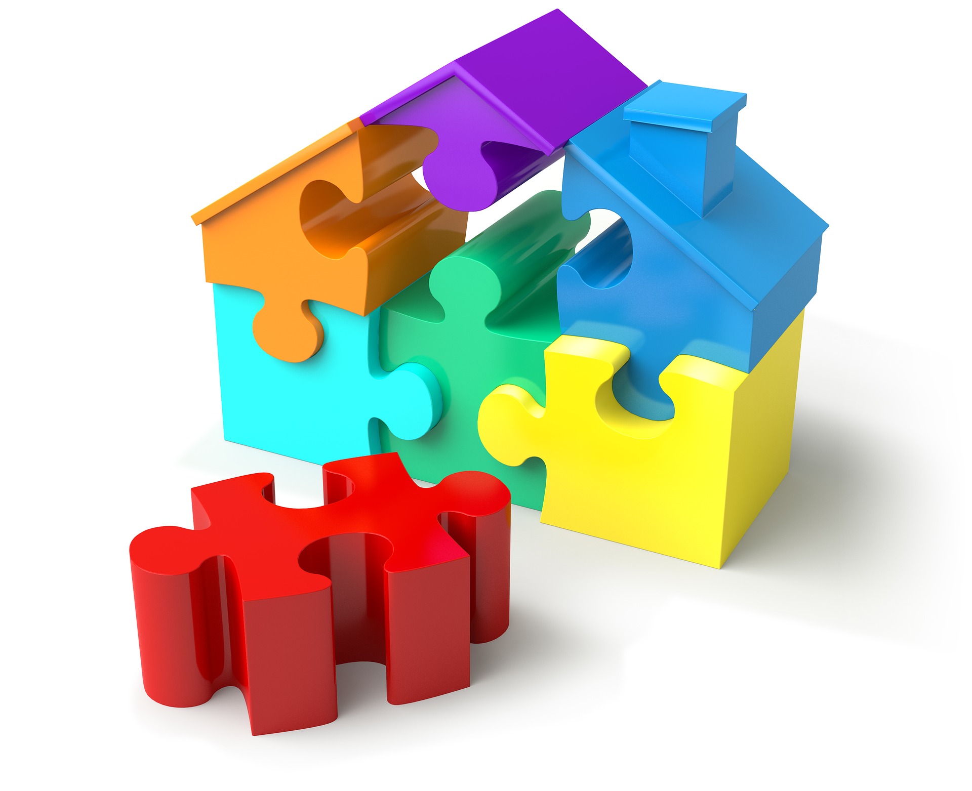 Puzzle pieces that look like a house - New Jersey Property Management